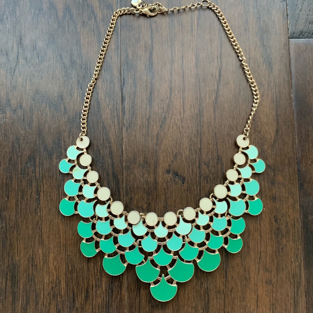 Green Statement Necklace